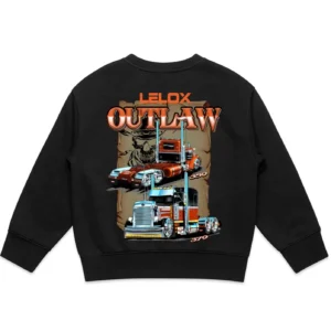 KIDS-OUTLAW-CREWNECK-BACKVIEW-BLACK