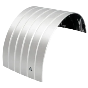 Aluminium Single Mudguard Steel Reinforced Edge