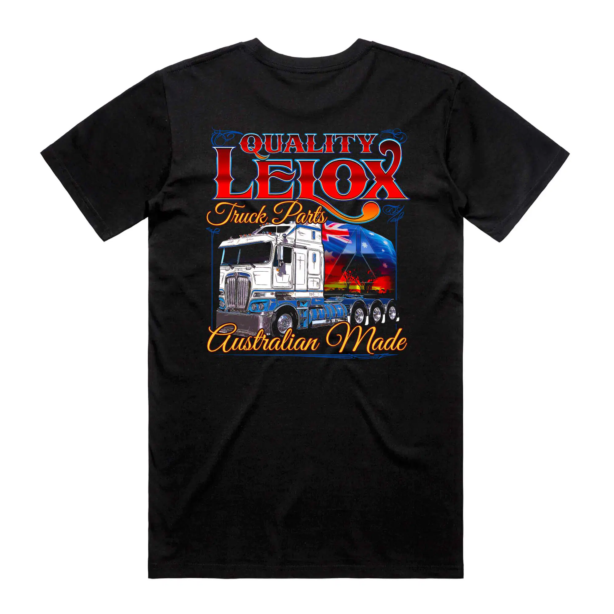 Quality-Lelox-Australian-Made-t-shirt-back